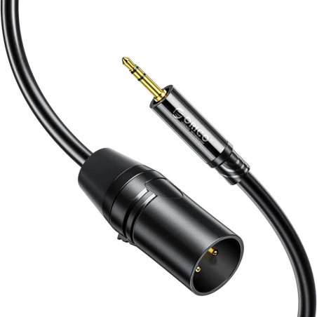 Orico AXKF kabel 3,5mm mini jack na XLR 5 m – černý