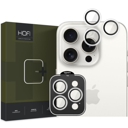Ochranné sklo na objektiv fotoaparátu Hofi Camring Pro+ Apple iPhone 15 Pro / 15 Pro Max - čirý