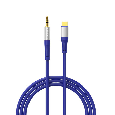 Orico AXC-02 USB-C na 3,5mm jack - modrá, 20 cm