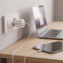 Tech-Protect NCA100W-GAN-AVS 3port 100W nabíječka PD/QC3.0 - bílá