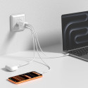 Tech-Protect NCA100W-GAN-AVS 3port 100W nabíječka PD/QC3.0 - bílá