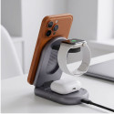 Tech-Protect A53 3v1 MagSafe nabíječka 25W Qi2.2 dark grey