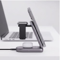 Tech-Protect A53 3v1 MagSafe nabíječka 25W Qi2.2 dark grey
