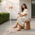 TECH-PROTECT L11S Bluetooth selfie tyč/stativ - růžová