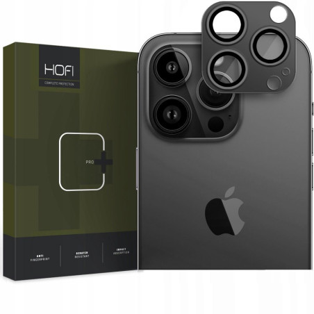 Ochranné sklo na objektiv fotoaparátu Hofi Fullcam Pro+ Apple iPhone 15 Pro/15 Pro Max - černá