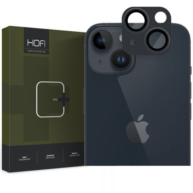 Ochranné sklo na objektiv fotoaparátu Hofi Fullcam Pro+ Apple iPhone 15/15 Plus - černá