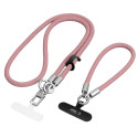 TECH-PROTECT C10S pouzdro crossbody pro mobil – dusty rose/titanium