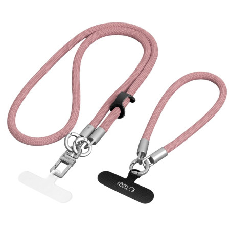 TECH-PROTECT C10S pouzdro crossbody pro mobil – dusty rose/titanium