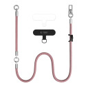 TECH-PROTECT C10S pouzdro crossbody pro mobil – dusty rose/titanium
