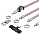 TECH-PROTECT C10S pouzdro crossbody pro mobil – dusty rose/titanium