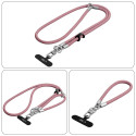 TECH-PROTECT C10S pouzdro crossbody pro mobil – dusty rose/titanium