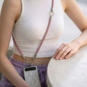 TECH-PROTECT C10S pouzdro crossbody pro mobil – dusty rose/titanium