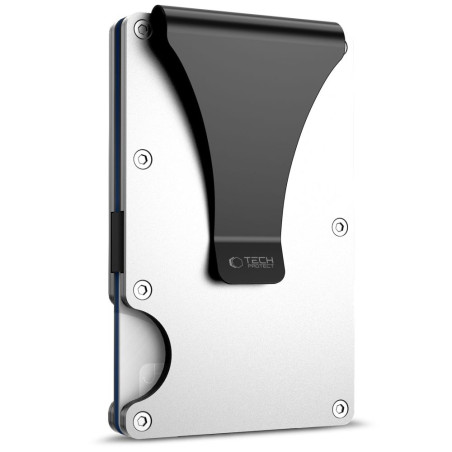 Peněženka Tech-Protect THORN RFID CARD WALLET (Steel Silver)