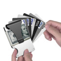 Peněženka Tech-Protect THORN RFID CARD WALLET (Steel Silver)