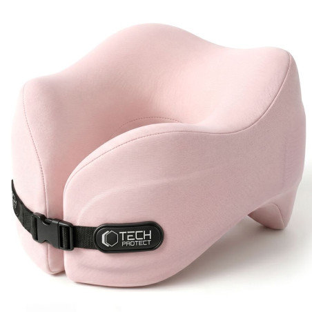 Polštářek na krk Tech-Protect COMFORTREST TRAVEL - růžový