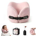 Polštářek na krk Tech-Protect COMFORTREST TRAVEL - růžový