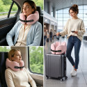 Polštářek na krk Tech-Protect COMFORTREST TRAVEL - růžový