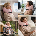Polštářek na krk Tech-Protect COMFORTREST TRAVEL - růžový