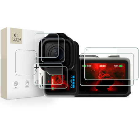 Tech-Protect FIT+ & Foil set pro GoPro Mission 1 - transparentní