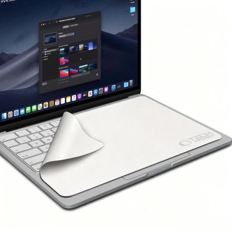 Tech-Protect čisticí utěrka na obrazovky 13–14" šedá