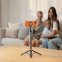 TECH-PROTECT L10S Bluetooth selfie tyč stativ černo-oranžová
