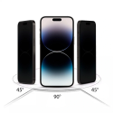 Ochranné sklo Tech‑Protect Sklo Spy+ pro Apple iPhone 16e/14/13/13 Pro – ochrana soukromí (2 ks)