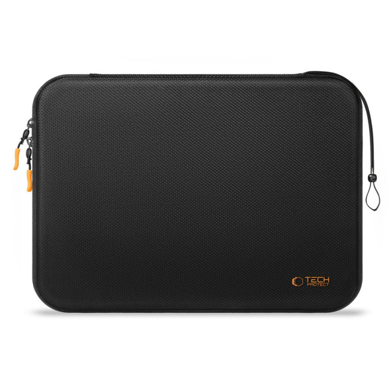 Pouzdro Tech-Protect HARDPOUCH pro notebook 13–14" - černá/oranžová