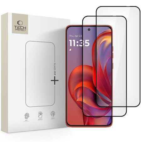 Ochranné sklo Tech-Protect FIT+ 2-pack Motorola EDGE 50 NEO / 60 NEO