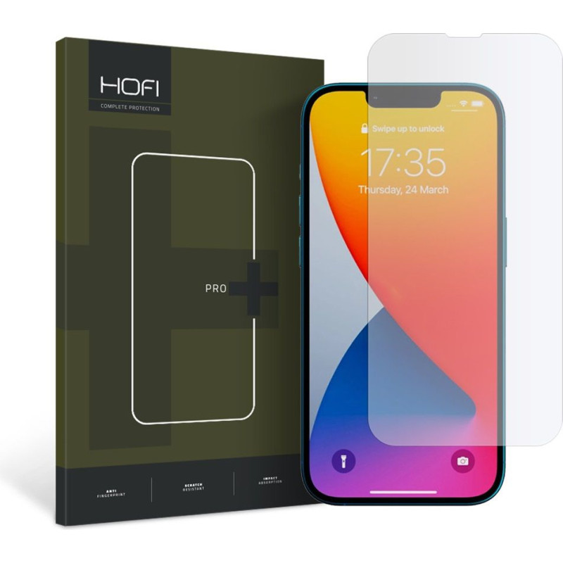 Ochranné tvrzené sklo Hofi Glass Pro+ pro Apple iPhone 14 / 13 / 13 Pro – čiré