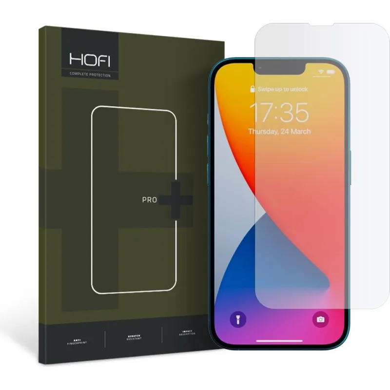 Ochranné tvrzené sklo Hofi Glass Pro+ pro Apple iPhone 14 / 13 / 13 Pro – čiré