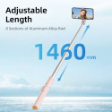 TECH-PROTECT L09S Bluetooth selfie tyč/stativ - růžová