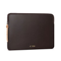 Pouzdro na notebook Tech-Protect FLEECE 13-14" chocolate