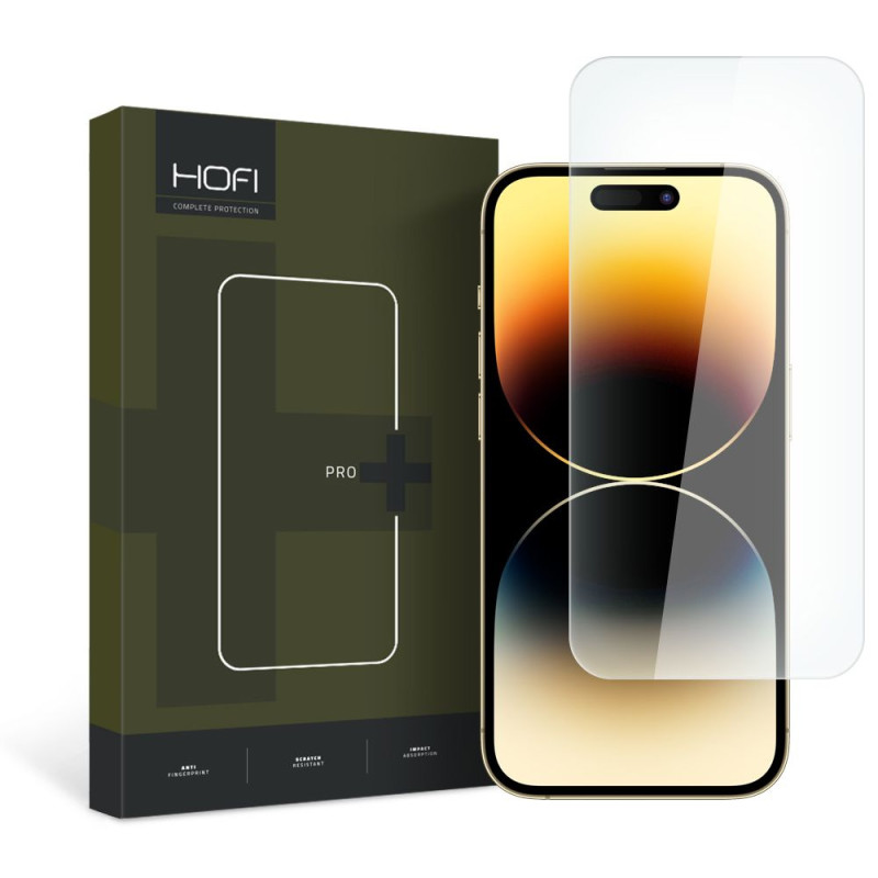 Ochranné tvrzené sklo Hofi Glass Pro+ pro Apple iPhone 15 Pro – čiré