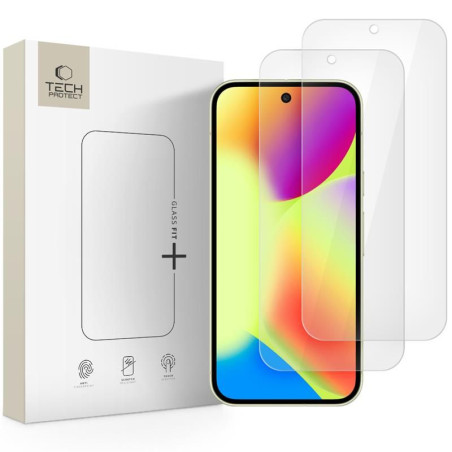 Ochranné sklo Tech-Protect Glass Fit+ 2-Pack pro Google Pixel - clear