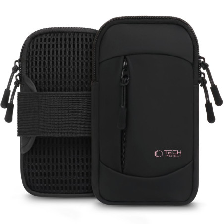 Tech-Protect M6 UNIVERSAL SPORT ARMBAND black/pink