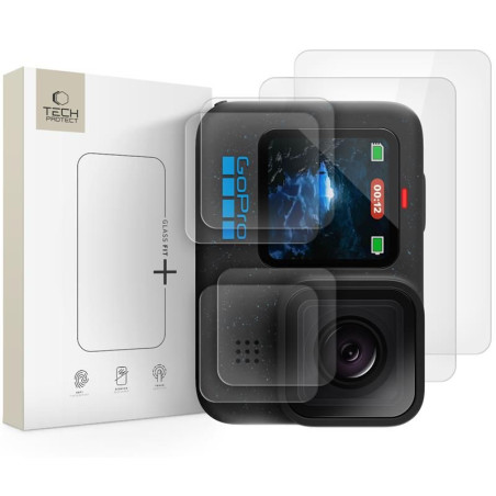 Tech-Protect GLASS FIT+ ochranné sklo pro GoPro HERO 9/10/11/12 clear