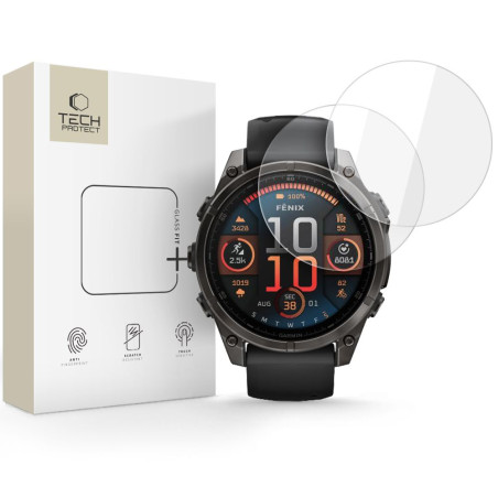 Tech-Protect GLASS FIT+ Garmin FENIX 8 / 8 PRO (47 mm) čiré 2×