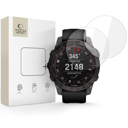 Ochranné sklo Tech-Protect Glass Fit+ pro Garmin FENIX 7X