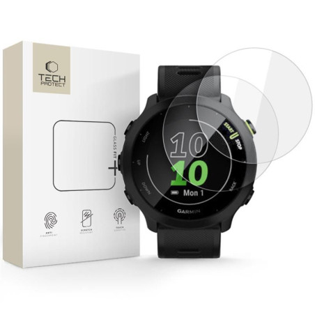 Ochranné sklo Tech-Protect GLASS FIT+ pro Garmin Forerunner 55 čiré