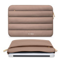 Pouzdro Tech-Protect FLUFFY pro notebook 15–16 - ořechové