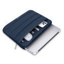 Pouzdro Tech-Protect FLUFFY pro notebook 13-14" - navy blue