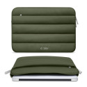 Pouzdro Tech-Protect FLUFFY pro 13-14" notebook - army green
