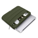 Pouzdro Tech-Protect FLUFFY pro 13-14" notebook - army green