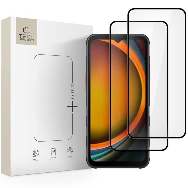 Ochranné sklo Tech-Protect FIT+ pro Galaxy XCover 7 / 7 Pro - black