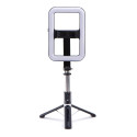 AG PREMIUM 99X Selfie teleskopická tyč se stativem, Bluetooth a LED přisvětlením, černá