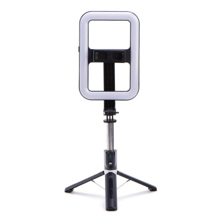 AG PREMIUM 99X Selfie teleskopická tyč se stativem, Bluetooth a LED přisvětlením, černá
