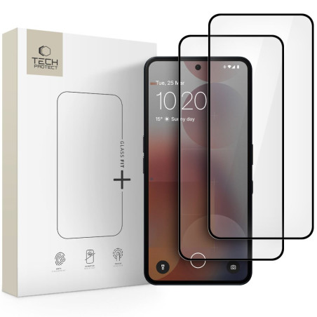 Tech-Protect FIT+ 2-pack pro Nothing Phone - black