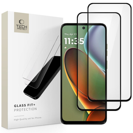 Ochranné sklo Tech-Protect GLASS FIT+ Motorola - černé