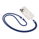 Řemínek Tech-Protect C7S pro telefon - tmavě modrý/stříbrný