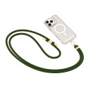 Řemínek Tech-Protect C7S pro telefon - hunter green/zlatá